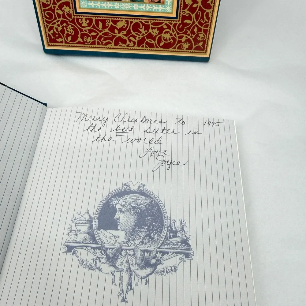 Victoria No Friend Like A Sister Floral Journal VTG Gift in Box Book Inscribed**